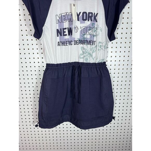 Anthropologie Daily Practice graphic mini dress size S - Picture 3 of 9